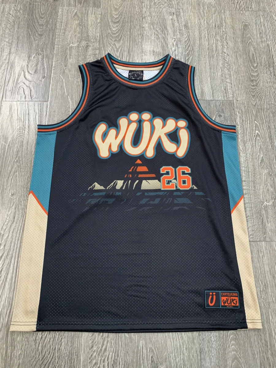 Retro Graphic Basketball Jersey - custom sportswear manufacturer Glory Ground Apparel