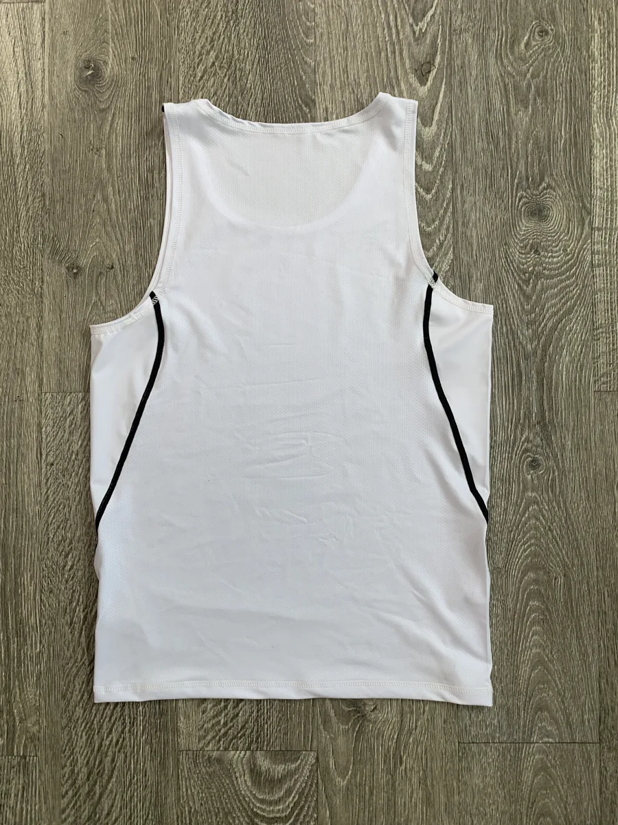 Performance Basketball Singlet – White - custom sportswear manufacturer Glory Ground Apparel
