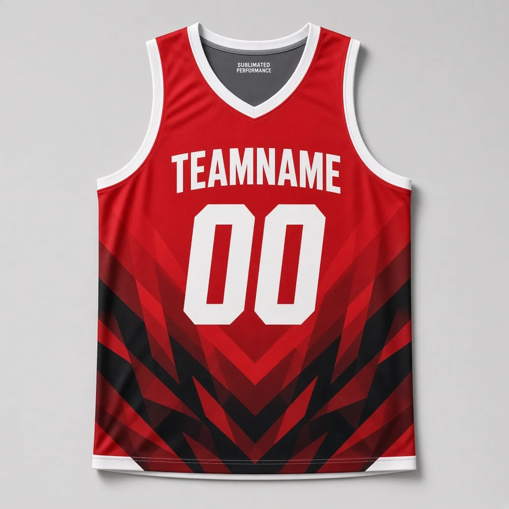 Custom sublimated basketball jersey
