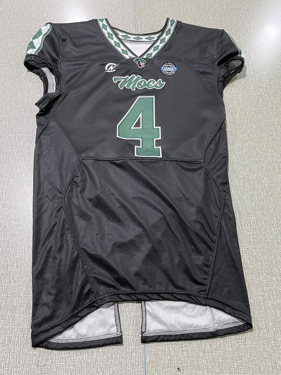 American Football Jersey – Black & Green - custom sportswear manufacturer Glory Ground Apparel