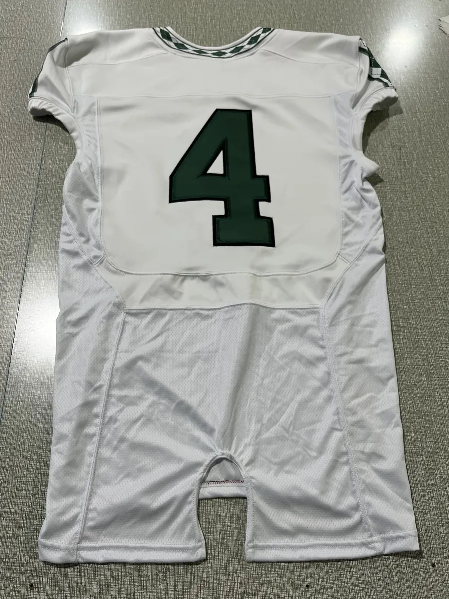 American Football Jersey – White & Green - custom sportswear manufacturer Glory Ground Apparel