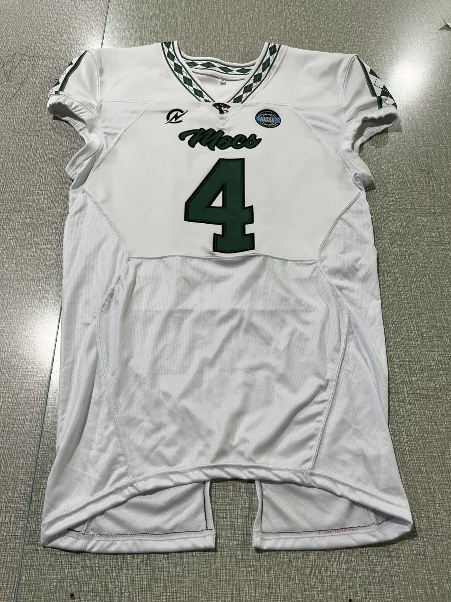 American Football Jersey – White & Green - custom sportswear manufacturer Glory Ground Apparel