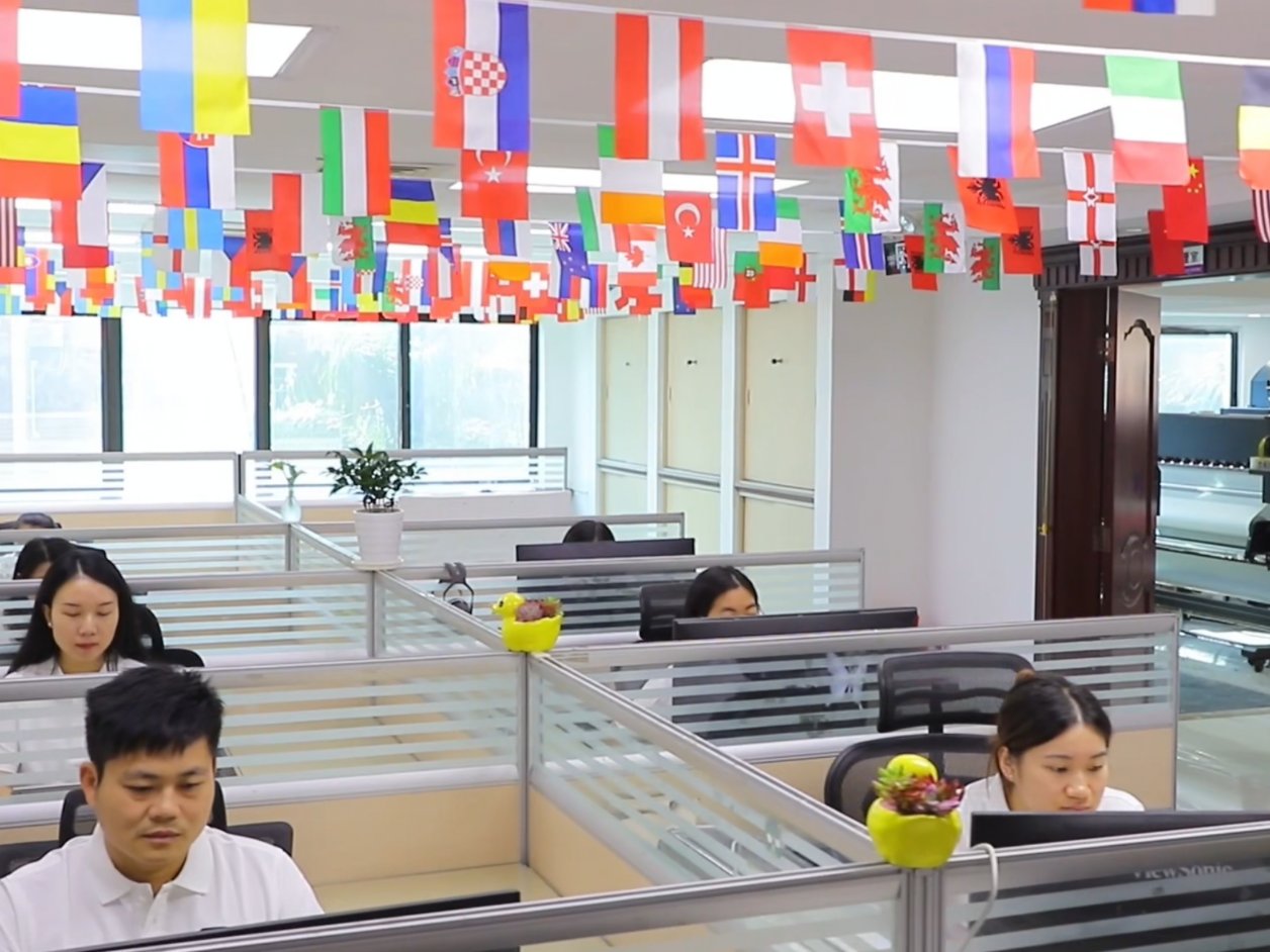 Glory Ground office in Shenzhen where custom sportswear orders are planned