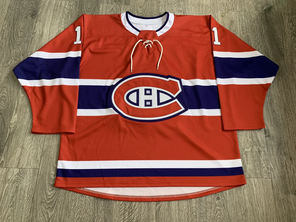 Sublimated Hockey Jersey – Red, White & Blue Stripes - custom sportswear manufacturer Glory Ground Apparel