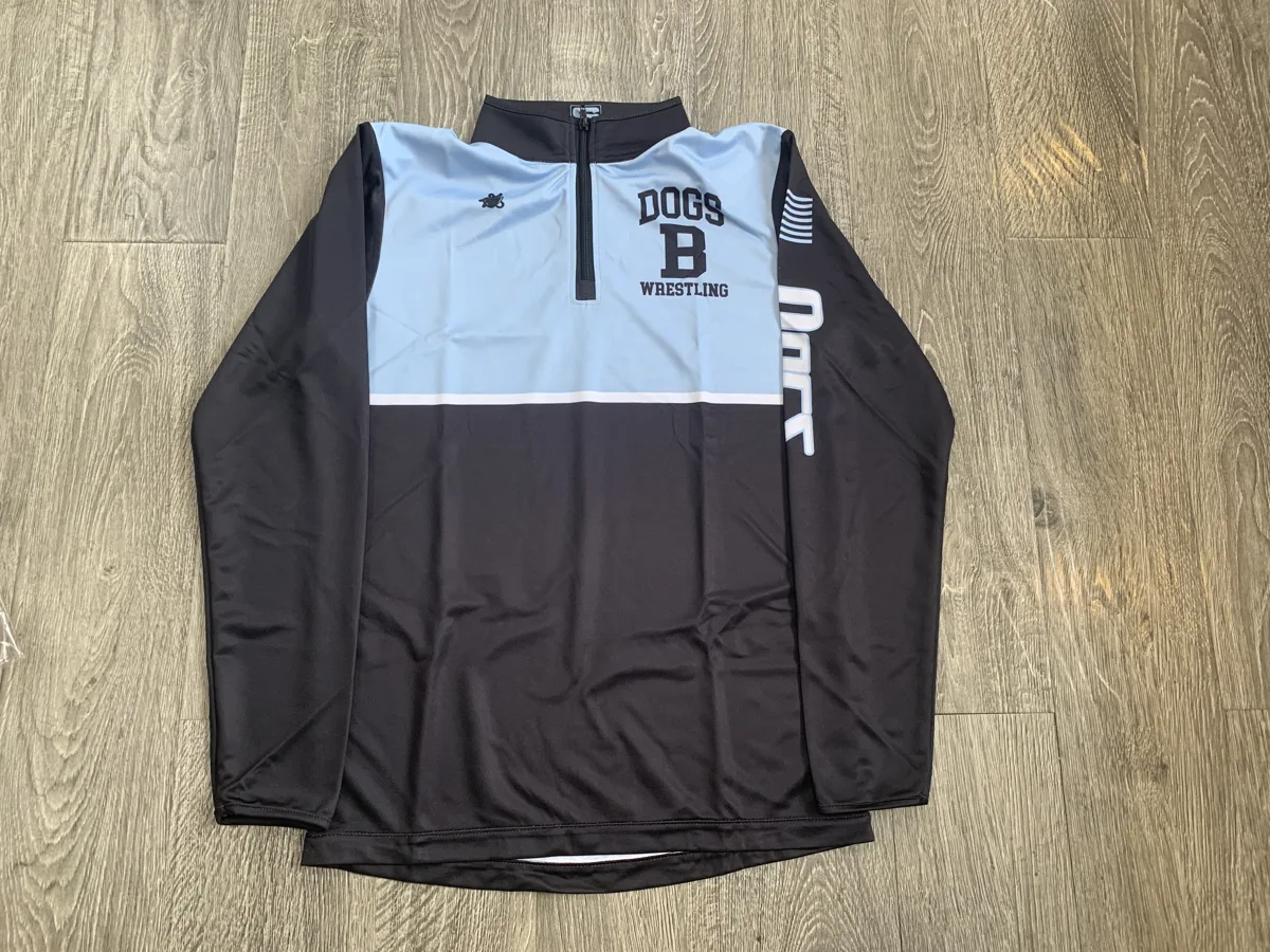 Long Sleeve Rash Guard – Two-Tone - custom sportswear manufacturer Glory Ground Apparel