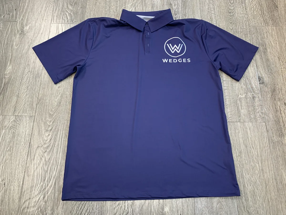 Performance Golf Polo – Solid Navy - custom sportswear manufacturer Glory Ground Apparel