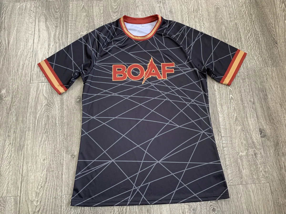 soccer-jersey-black-geometric Soccer Jersey – Black Geometric Lines - custom sportswear manufacturer Glory Ground Apparel