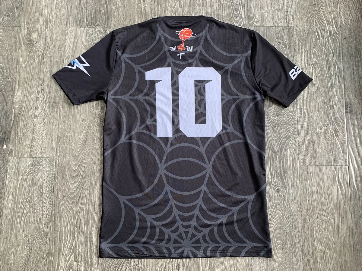 Soccer Jersey – Black Sublimated Graphic - custom sportswear manufacturer Glory Ground Apparel