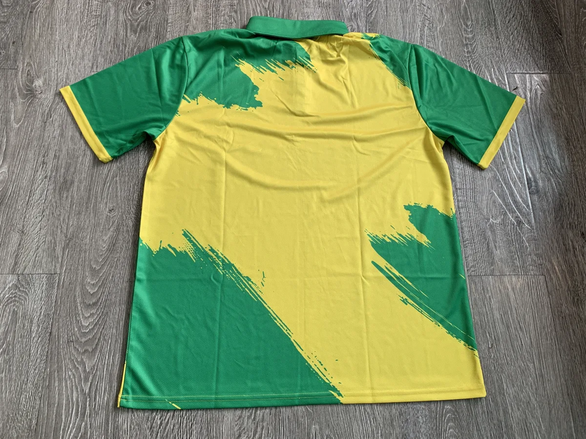 Soccer Jersey – Green & Yellow Brush - custom sportswear manufacturer Glory Ground Apparel