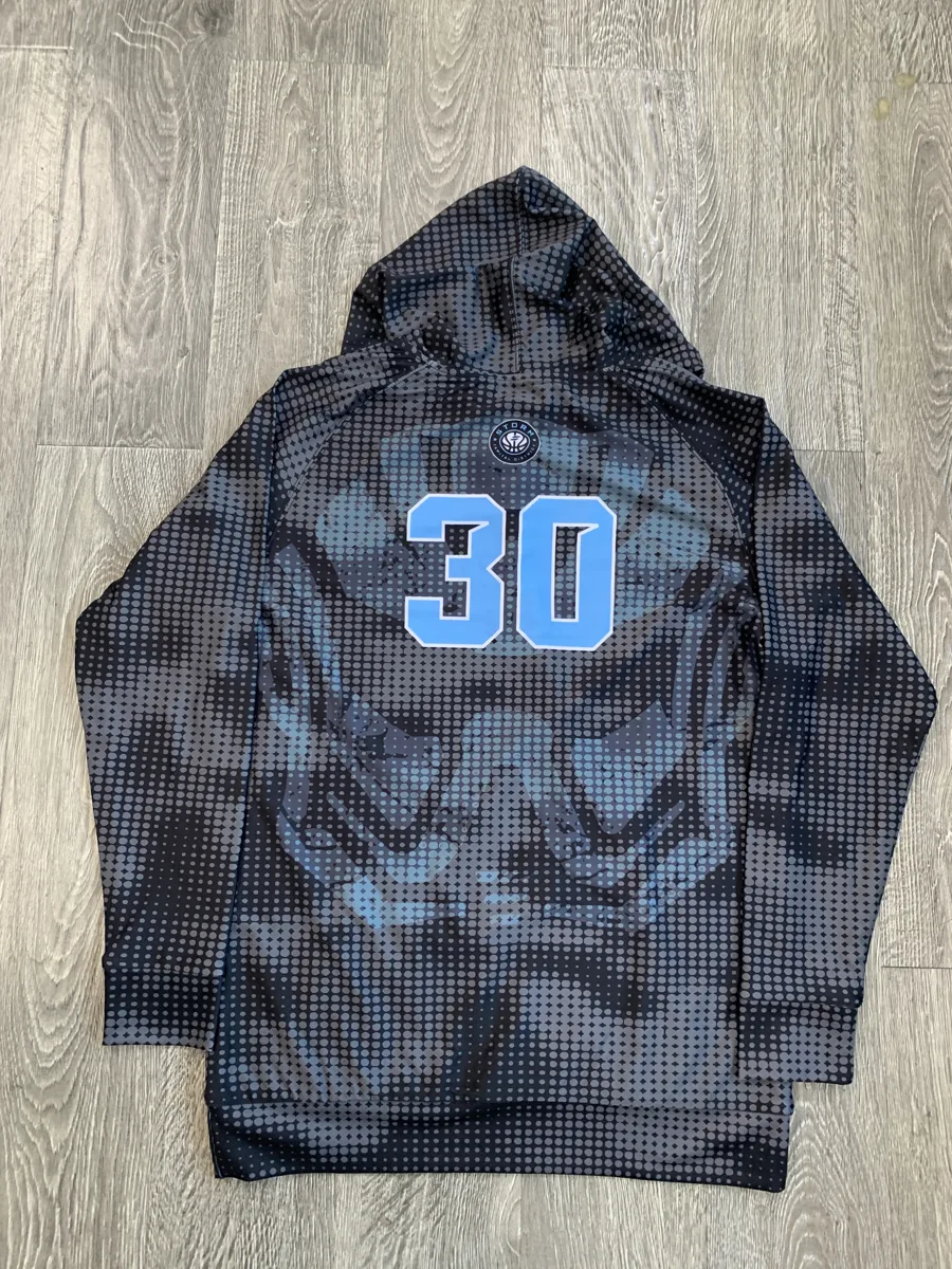 Sublimated Camo Hoodie – Grey - custom sportswear manufacturer Glory Ground Apparel